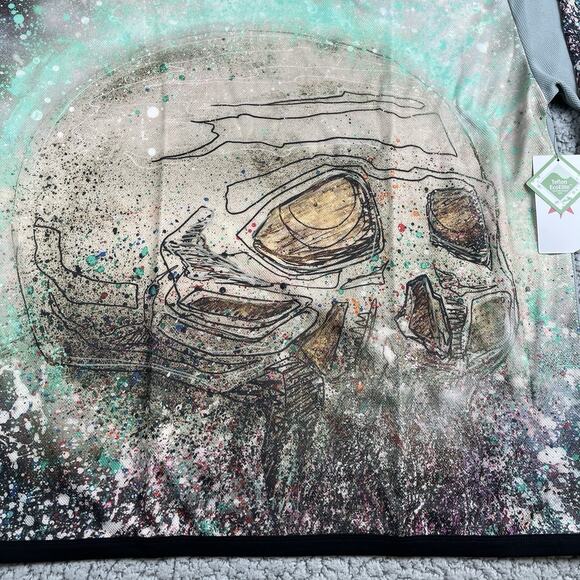 Volcom x Bryan Iguchi Shirt Mens XXL Gray Tokyo True To This Art Pullover Skater - Picture 2 of 10